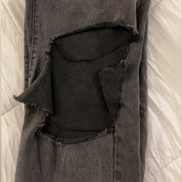 edikted high-key ripped wide jeans - Picture 2 of 4